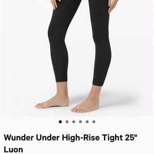 Wunder Under High Rise Tight 25” Luon